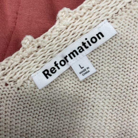 NWT - Reformation Wisteria tank in almond - size large - Picture 6 of 9